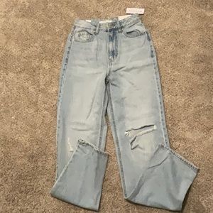 Pacsun, wide leg, blue,90s boyfriend jeans , new with tags